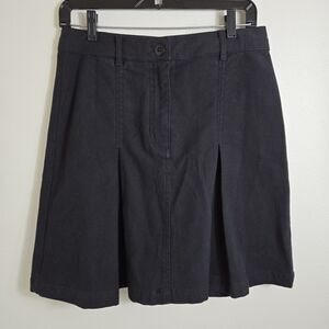 Wilfred Free Pleated Mini Short Skirt sz Med / 6 Black Academia Schoolgirl EUC